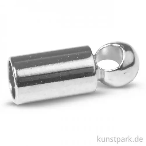 Top-Qualität Endkappe mit Öse - Platin