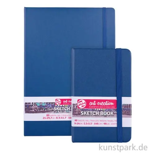 Talens Art Creation - Skizzenbuch Navy Blue, 80 Blatt, 140g Must-Have