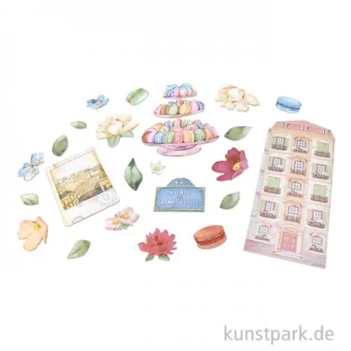 Stamperia Ephemera Aufkleber - Create Happiness Oh la la Elements Online Kaufen