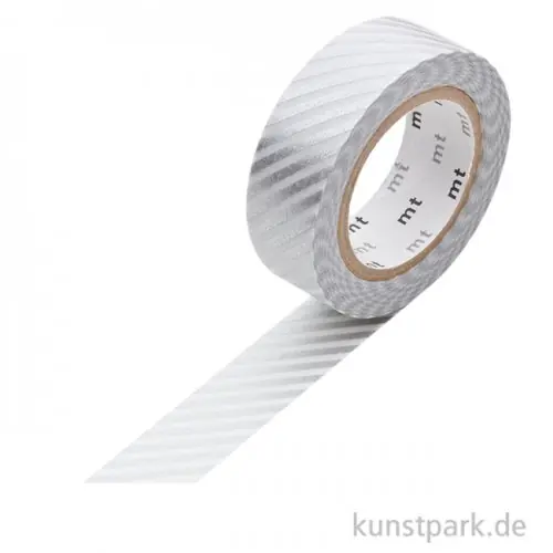 Super-Preis MT Masking Tape Stripe Silver - 15 mm, 7 m Rolle