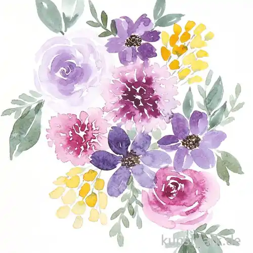 Markenprodukt Malkurs - Aquarell Flower Power - 20.02.26
