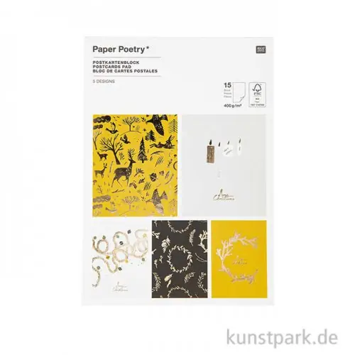 Limited Edition Postkarten - Nostalgic Christmas, 15 Stück