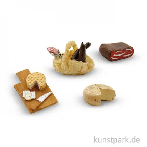 Mini Jausenset 7-9 cm, 4 Stück sortiert Kostenfreie Lieferung