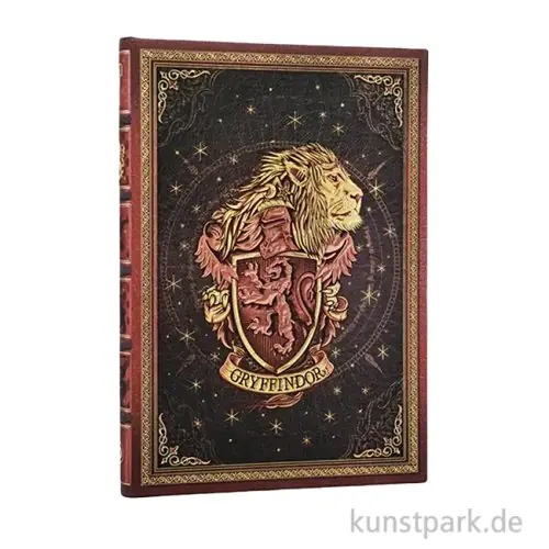 Bestseller PAPERBLANKS Notizbuch - Harry Potter, Gryffindor, Blanko, 12 x 18 cm