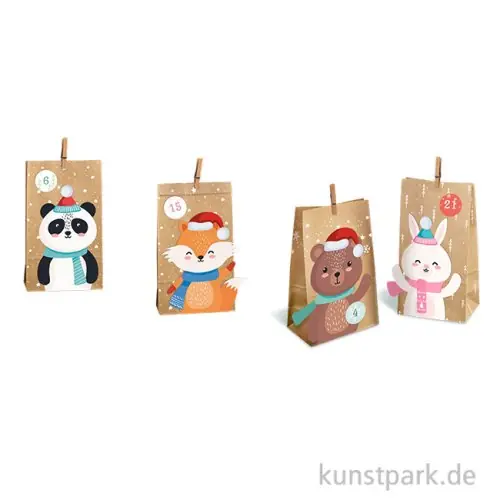 Kracherpreis Adventskalender Bastelset - Winter Friends