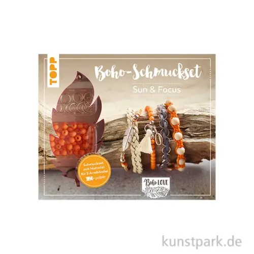 Boho-Schmuckset Sun & Focus, Material für 5 Armbänder, Topp Verlag Sale