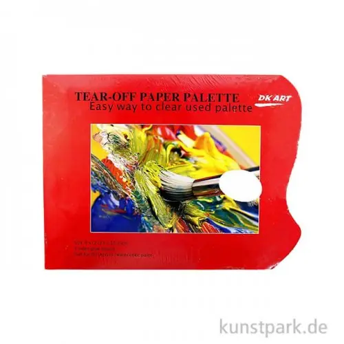 Super-Preis Abreißpalette - Basic, Eckig mit Griffloch, 40 Blatt, 30 cm x 23 cm