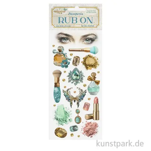 Schnäppchen Stamperia Rub On Transferfolie - Masquerade Beauty