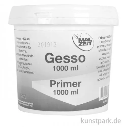 Must-Have Malzeit Gesso Grundierung Weiß
