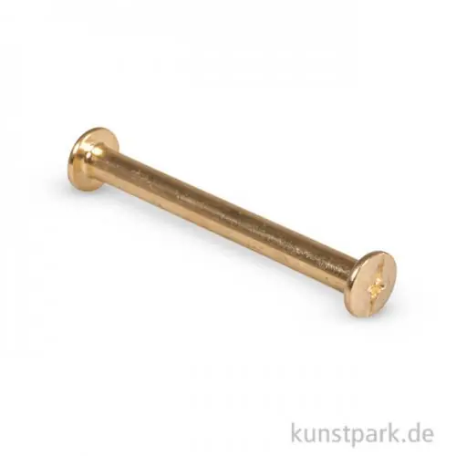 Original Metallstift mit Schraube - Gold, 4 Stück