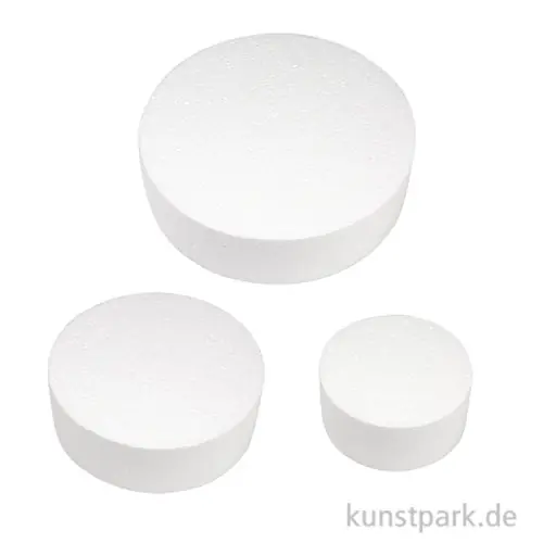 Exklusiv Styroporscheibe Rund, Höhe 7 cm