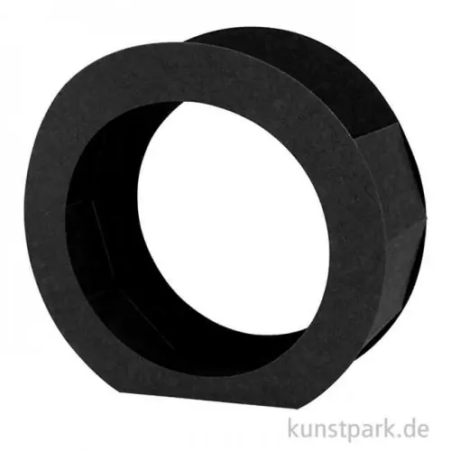Laternenrohlinge aus Fotokarton, Schwarz, 19 cm, 5 Stück Top-Qualität