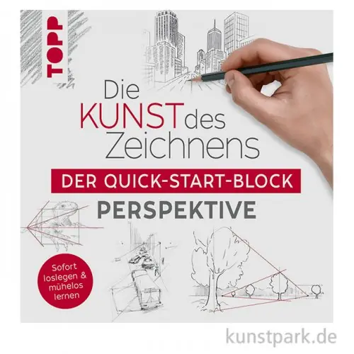 Die Kunst des Zeichnens - Quick-Start-Block Perspektive, Topp Verlag Neu