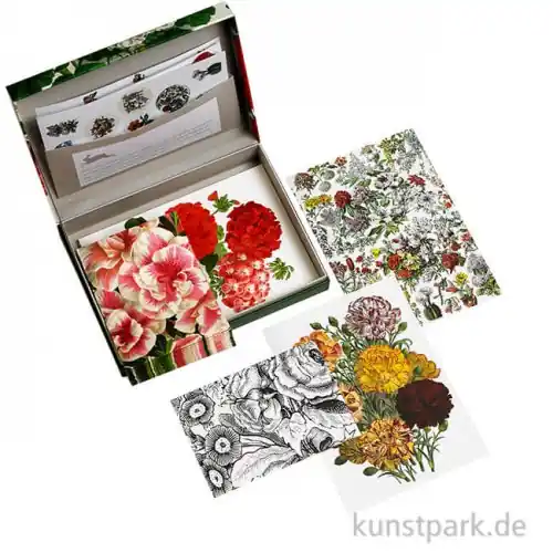PEPIN Briefpapier Set - Flower Prints Billig