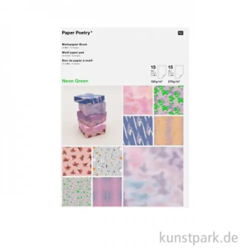 Mengenrabatt Motivpapier Block - Transformation, 30 Blatt