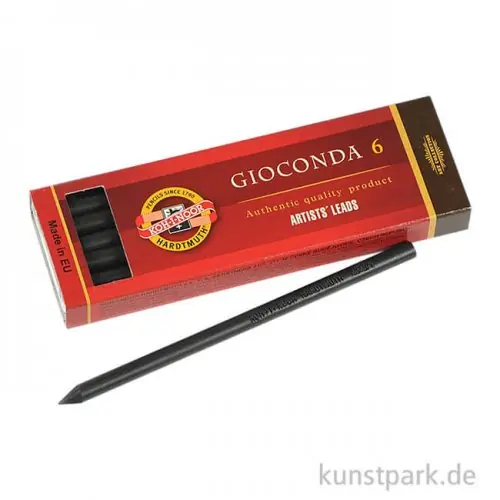 Mengenrabatt Koh-I-Noor Ersatzminen SILKY BLACK, 5,6 mm, 6 Stück