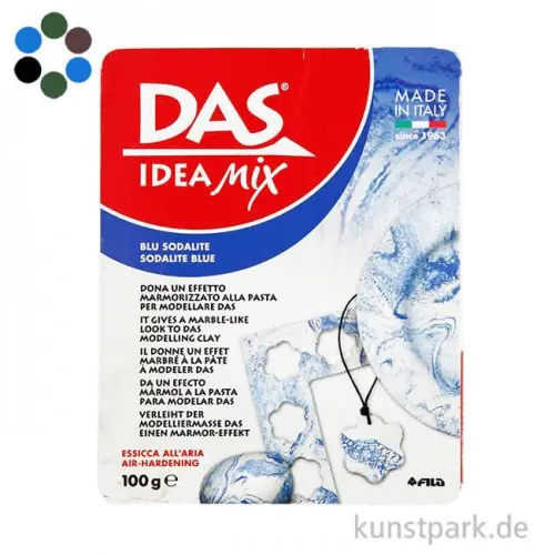 Kostenfreie Lieferung DAS Idea Mix - Modellierwachs für Marmor-Optik, 100 g