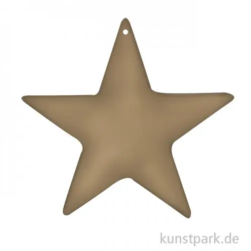 Holzmotiv Stern mit Loch 10 x 10 x 0,5 cm Direktkauf
