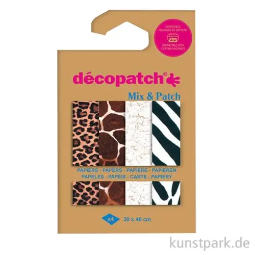 Top-Preis DECOPATCH Papiere - Mix & Patch, Tierfelle