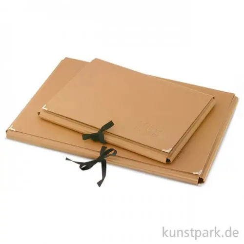 Versand Am Gleichen Tag LOGO Künstlermappe aus brauner Hartpappe
