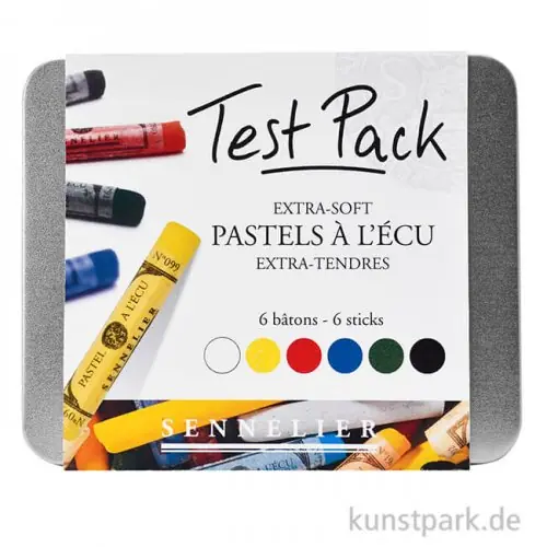 Bestpreis Sennelier Softpastell ECU - 6er Set, Test Pack