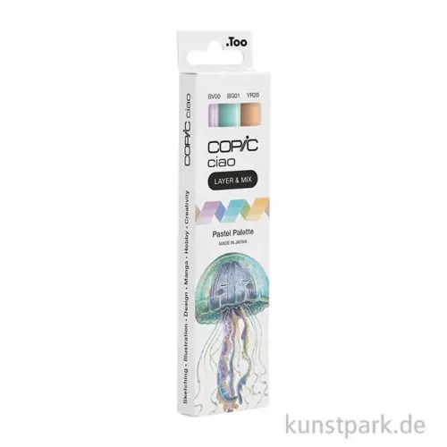 COPIC ciao Set - 3er Pastel Palette Kracherpreis