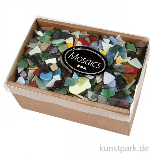 Mosaiksteine - bunter Mix, Größe 8 - 20 mm, 2 kg Top-Qualität