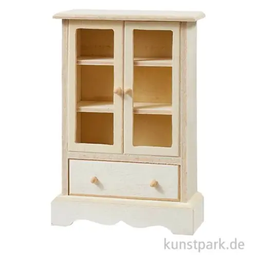 Miniatur Schrank, Holz, Natur, 7,8 x 3,2 x 11,6 cm Großhandel