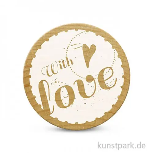 Sonderangebot Woodies Stempel - With love 1