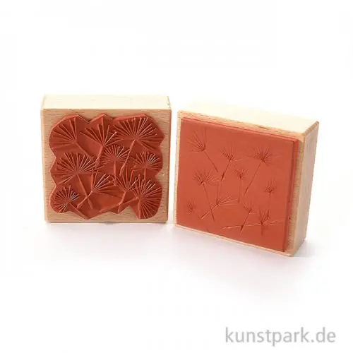 Direkt Vom Hersteller Stempel - Pusteblumenmuster positiv und negativ, 7 x 7 cm