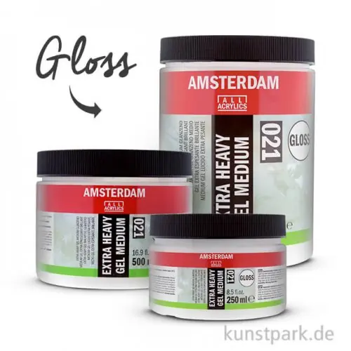Neu Im Sortiment Talens AMSTERDAM Extra Heavy Gel glänzend