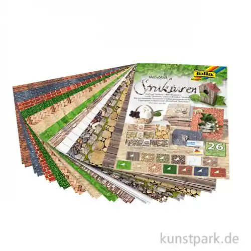 Heute Kaufen Motivblock Modellbau Strukturen, 24 x 34 cm, 26 Blatt