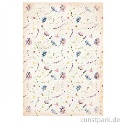 Stamperia Reispapier - Create Happiness Welcome Home Flowers, DIN A4 Billig