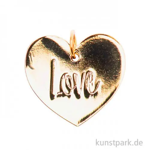 Versand Am Gleichen Tag Schmuck-Anhänger Scheibe - Love, Gold