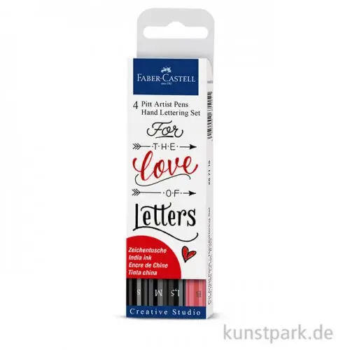 Faber-Castell PITT Artist Pen Handlettering 4er Set Kostenfreie Lieferung