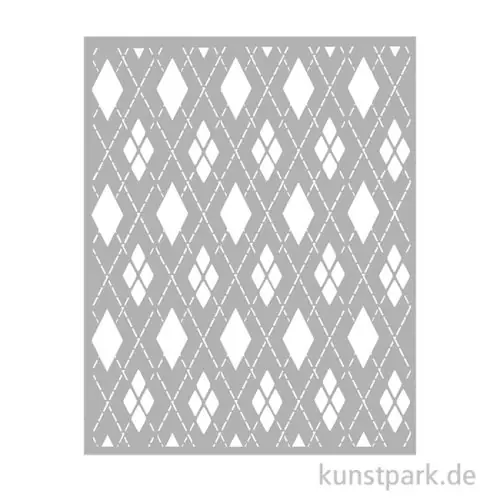 Stamperia Schablone - Master of Magic Rhombus Pattern, 20 x 25 cm Bestseller