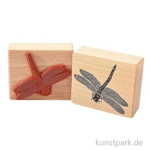 Hochwertig Stempel - Libelle, 6 x 7 cm