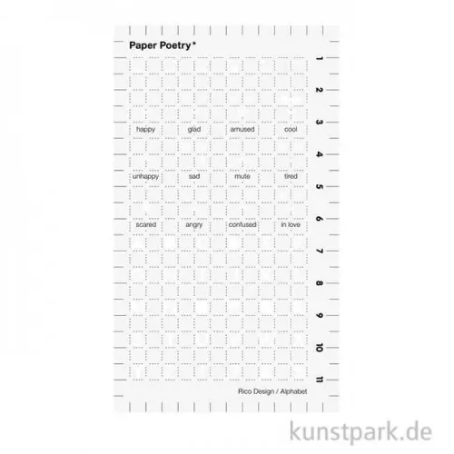 Schablone Bullet Diary - Emotion Sichere Zahlung