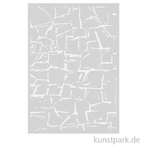 Design Schablone Steinwand DIN A4 Expressversand