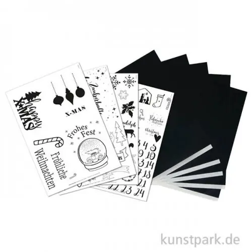 Markenprodukt Transferpapiere mit Vorlagen - Weihnachten