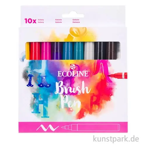 Bestpreis Talens ECOLINE Brush Pen 10er Set - Handlettering
