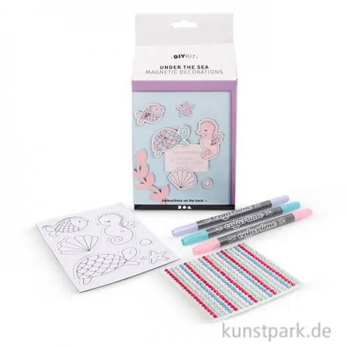Bastelset - Im Meer, Deko für Magnete Top-Angebot