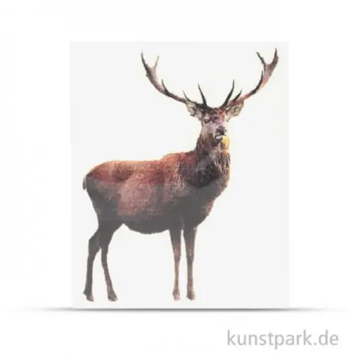 Wachsmotiv - Hirsch, 5,5x7 cm, 1 Stück Jetzt Zugreifen