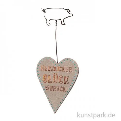 Good old friends - Grußzeichen, Glücksschwein Premium