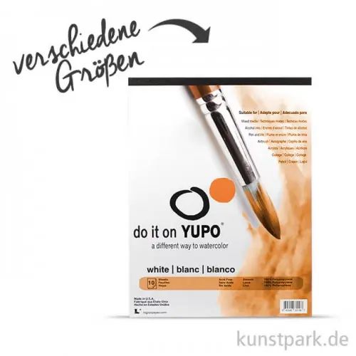Nur Heute YUPO Aquarellpapier, 10 Blatt, 200g