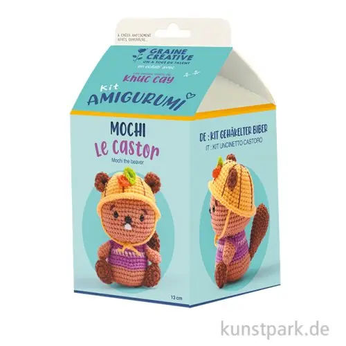DIY Häkelset - Biber Amigurumi Kit Exklusiv