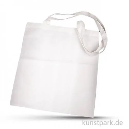 Einkaufstasche aus Baumwolle - Weiß, 38x42 cm Wochenendangebot