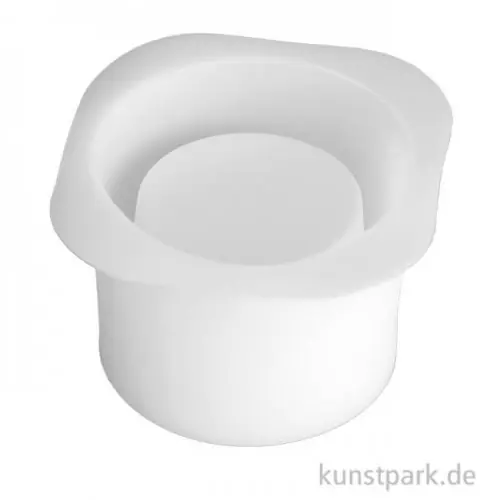 Aktuell Silikon Gießform - Blumentopf Rund, Durchmesser 10 cm, Höhe 6,8 cm