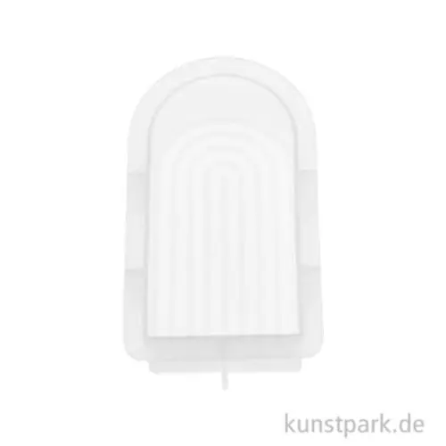 Silikon-Kerzengießform, Bogen klein, 12 x 6 x 3,7 cm Rabatt