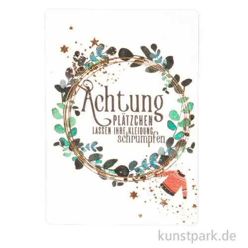 Wochenendangebot Good old friends - Winterwelt Postkarte, Kleidung